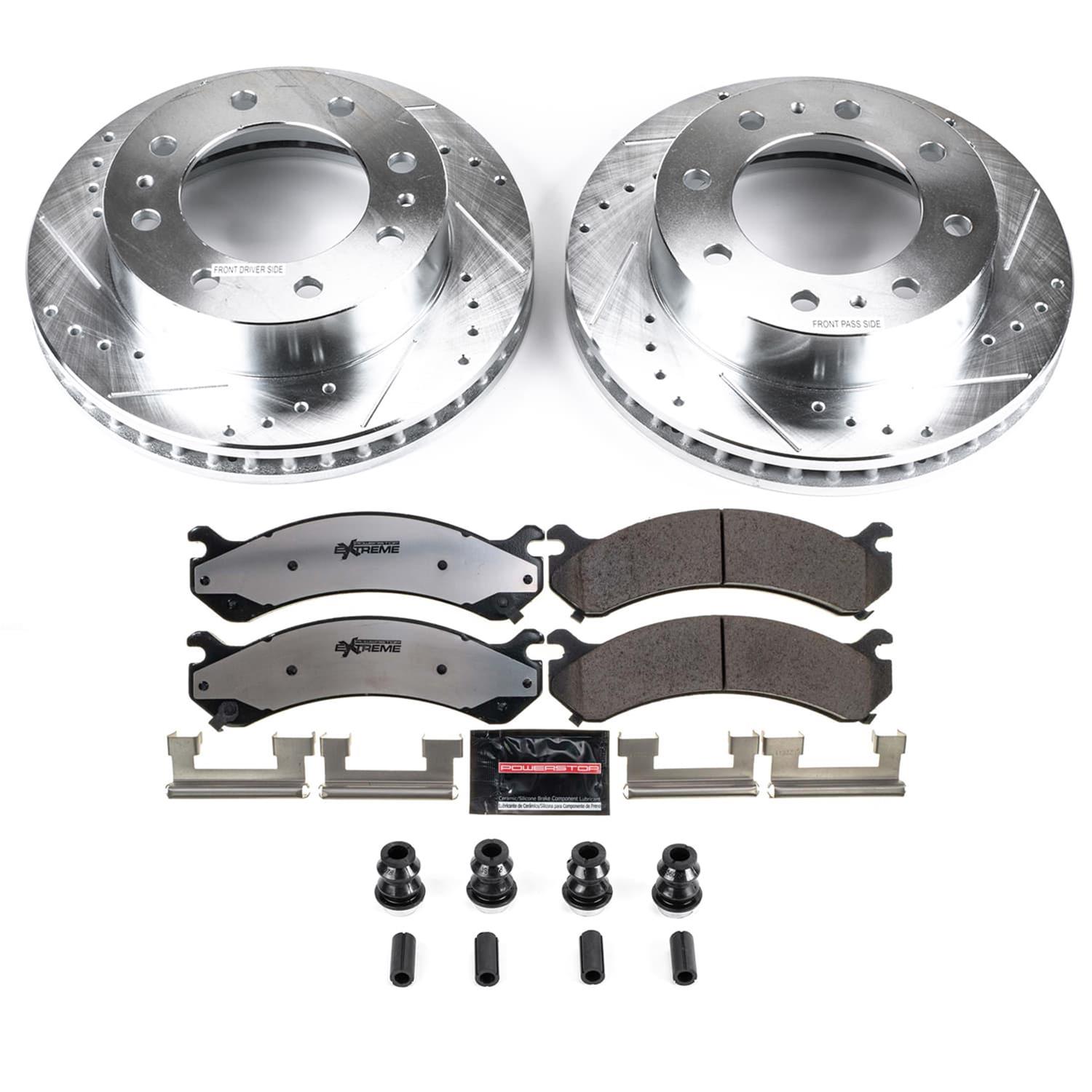 PowerStop K2071-36 PowerStop Z36 Truck and Tow Brake Upgrade Kits - Zander Auto Parts