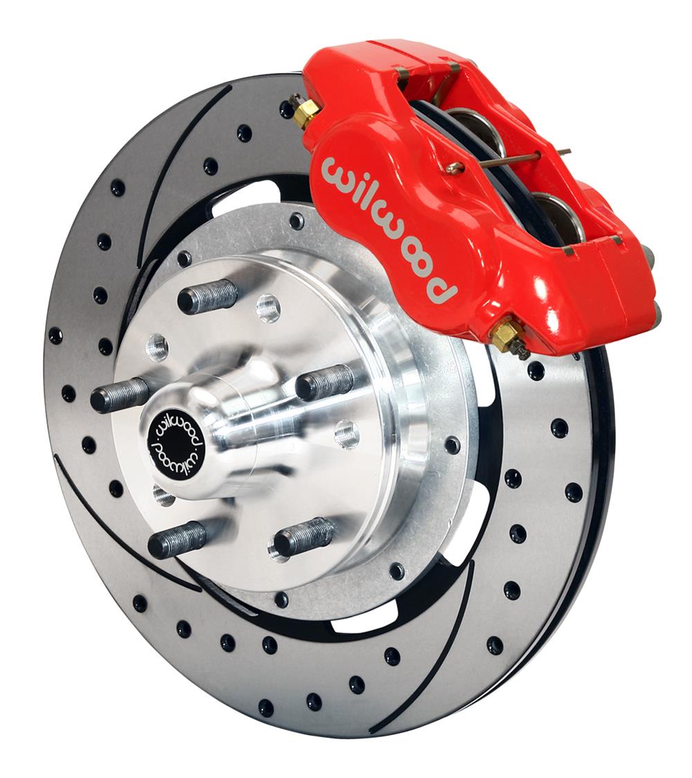 Wilwood Disc Brakes 140-7675-DR Wilwood Forged Dynalite Big Brake Front Brake Kits - Zander Auto Parts