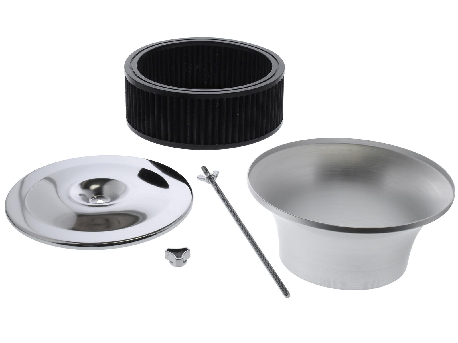 Summit Racing SUM-G3006BK Summit Racing™ Velocity Stack Air Cleaners - Zander Auto Parts