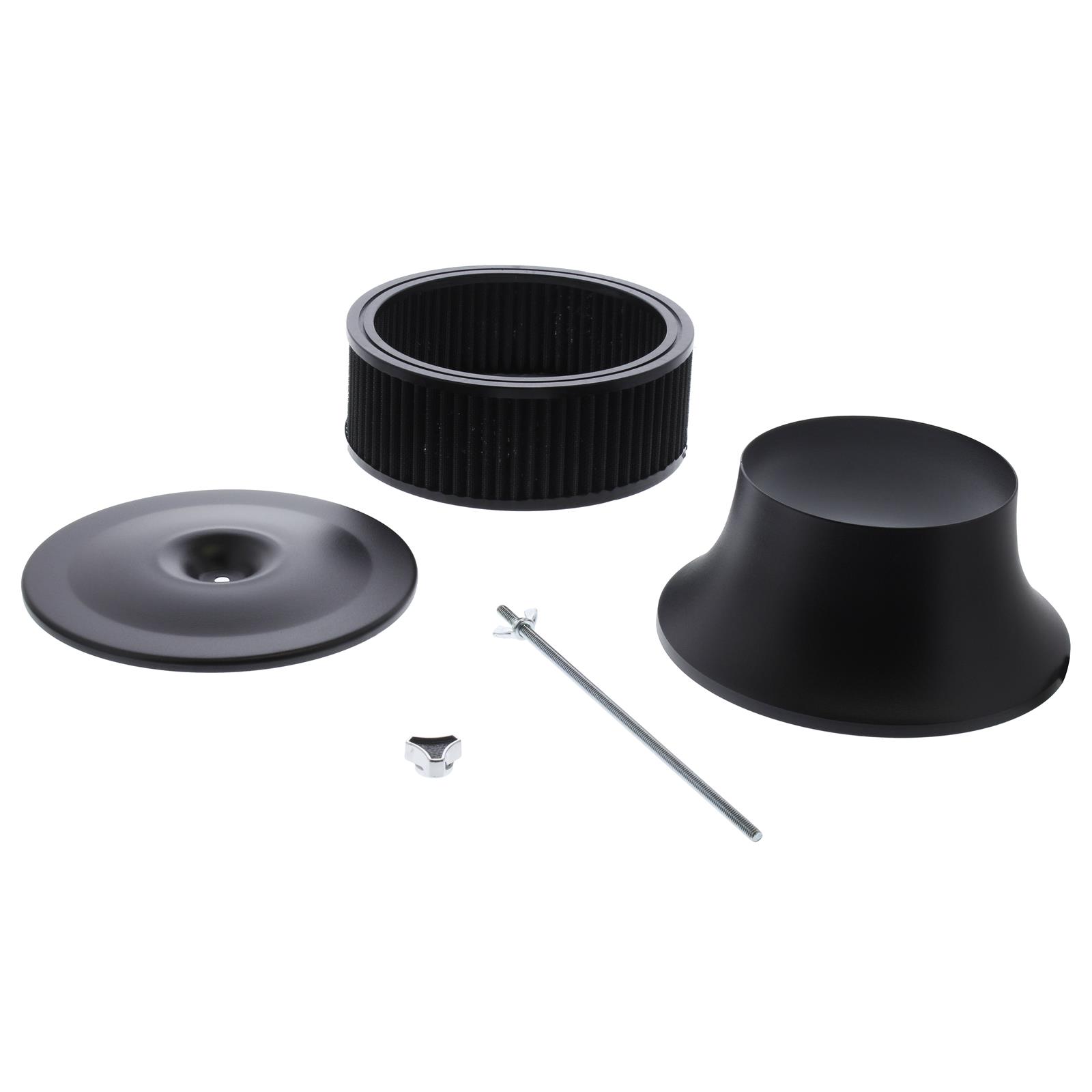 Summit Racing SUM-G3016BK Summit Racing™ Velocity Stack Air Cleaners - Zander Auto Parts