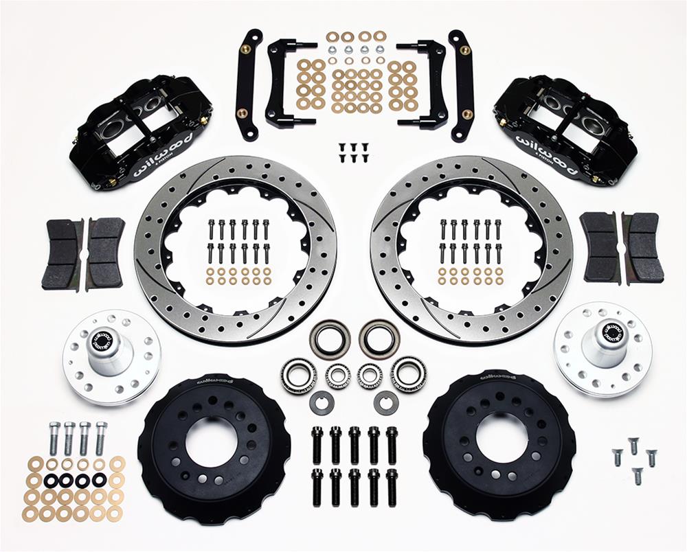 Wilwood Disc Brakes 140-10492-D Wilwood Forged Narrow Superlite 6R Big Brake Front Brake Kits - Zander Auto Parts