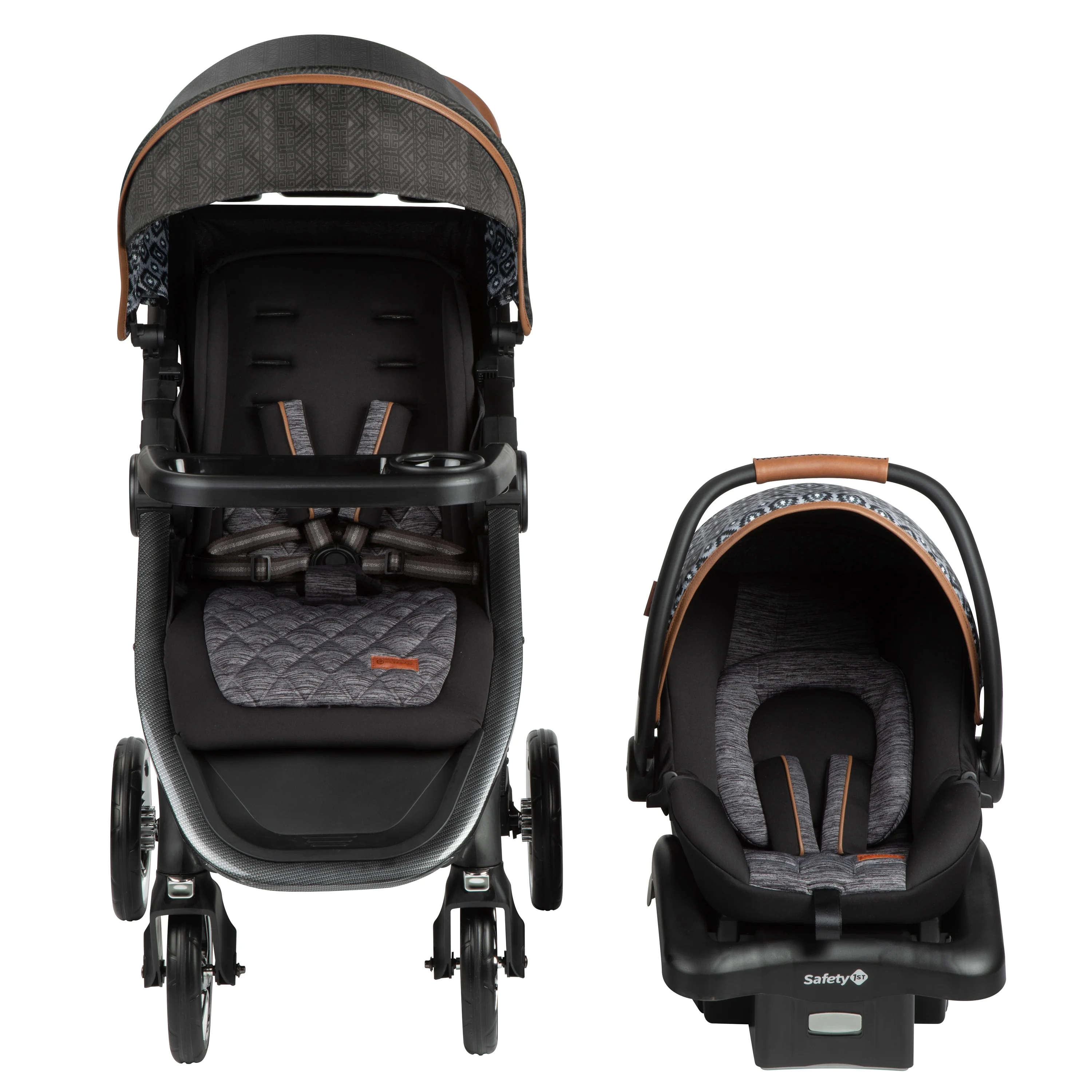 Monbebe Bolt Travel System Stroller and Infant Car Seat, Urban Boho - Zander Auto Parts