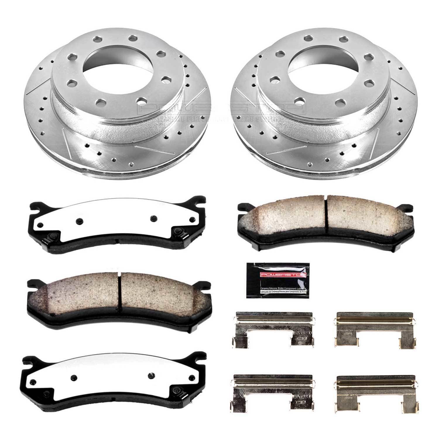 PowerStop K2036-36 PowerStop Z36 Truck and Tow Brake Upgrade Kits - Zander Auto Parts