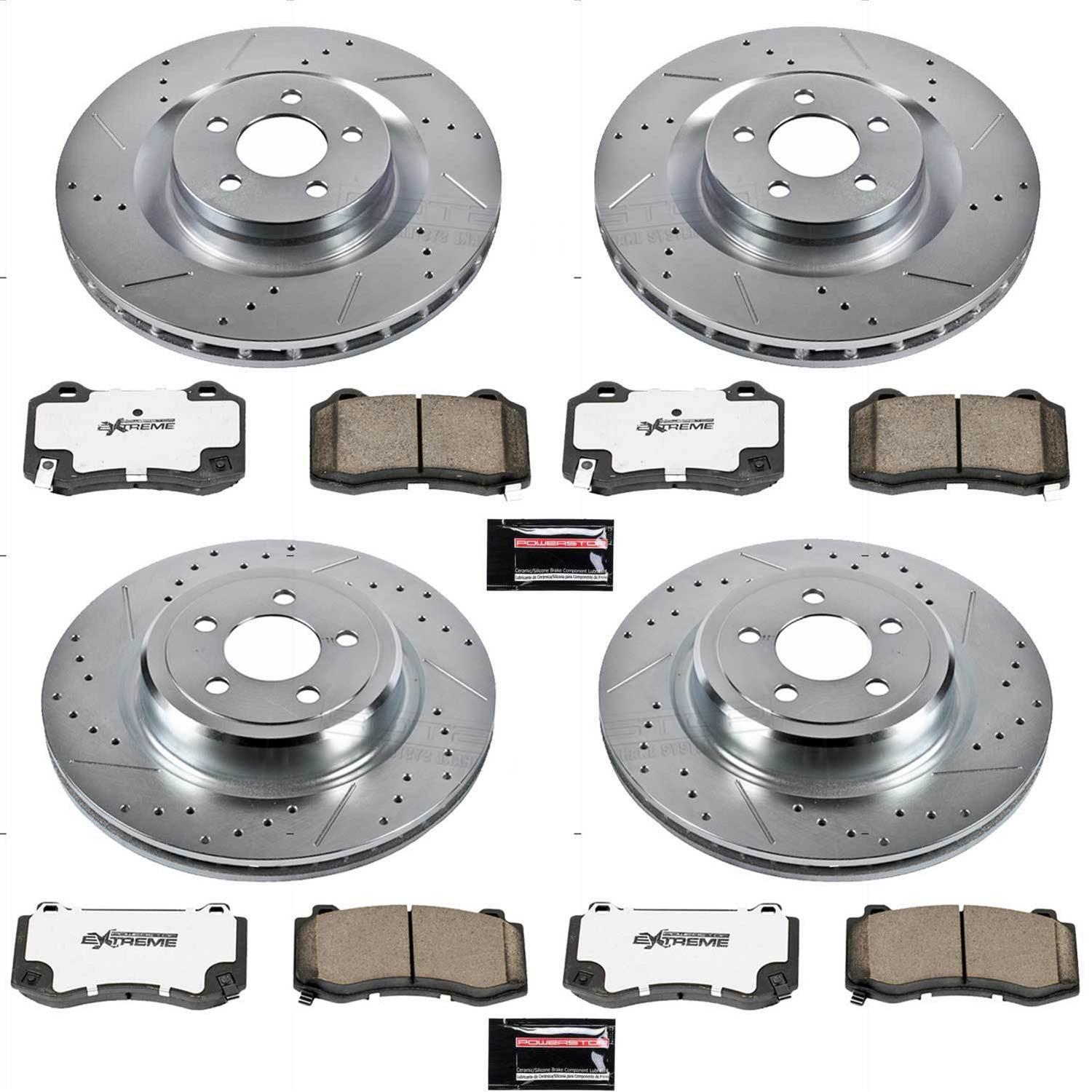 PowerStop K4023-26 PowerStop Z26 Street Warrior Brake Upgrade Kits - Zander Auto Parts