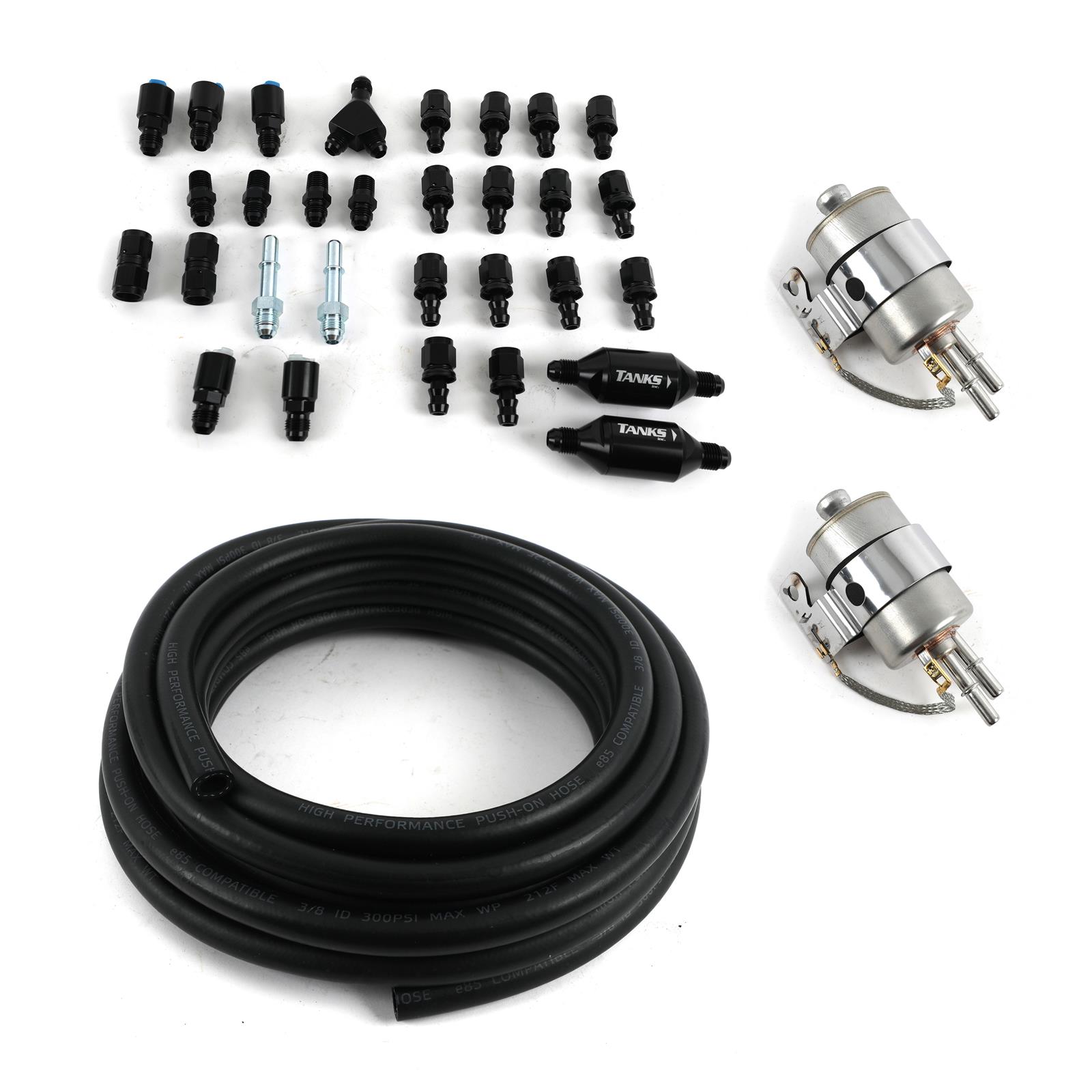 Tanks Inc. LS-LINE-KIT-DUAL Tanks Inc. Dual Fuel Tank Line Kit for GM LS - Zander Auto Parts