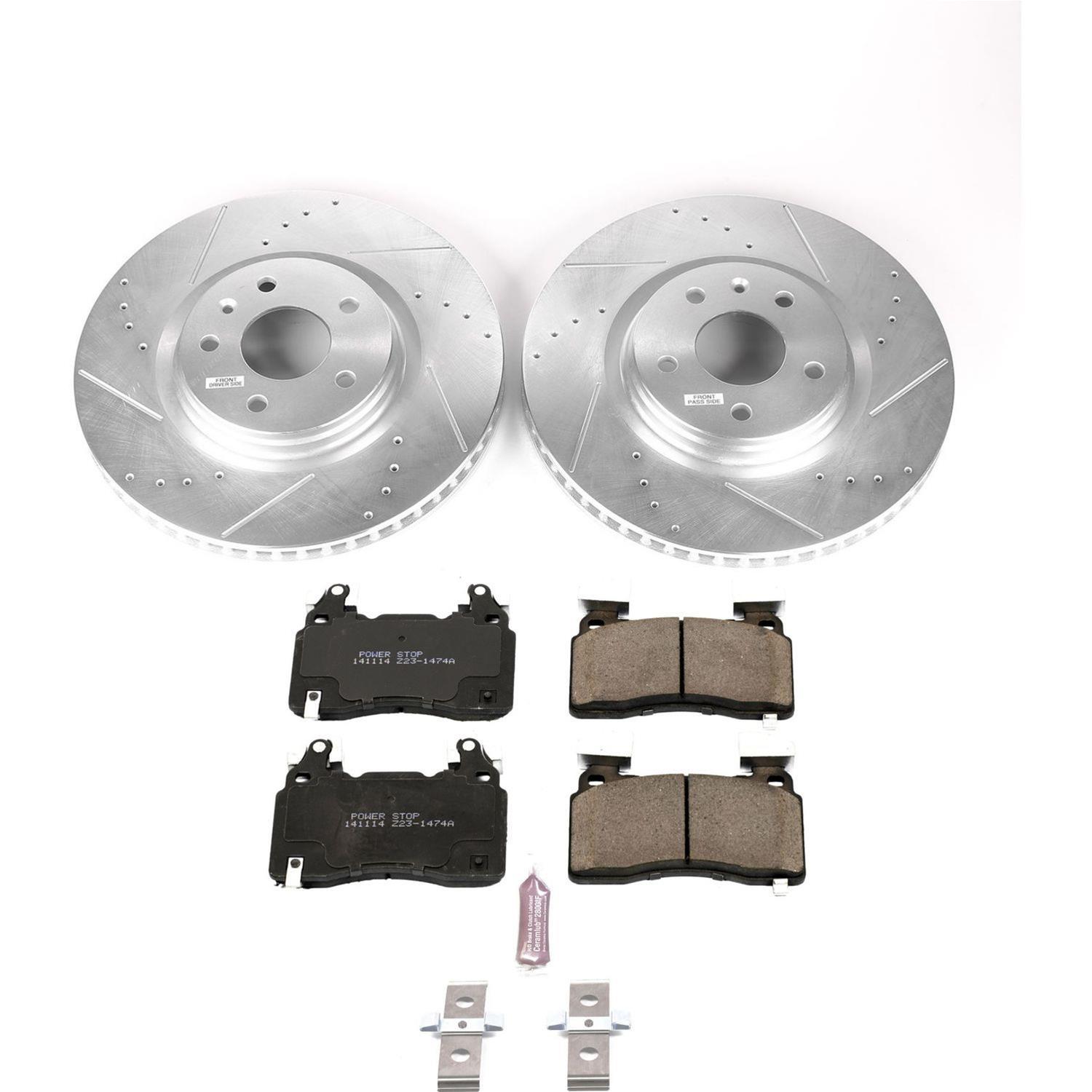 PowerStop K6534 PowerStop Z23 Evolution Sport Brake Upgrade Kits - Zander Auto Parts