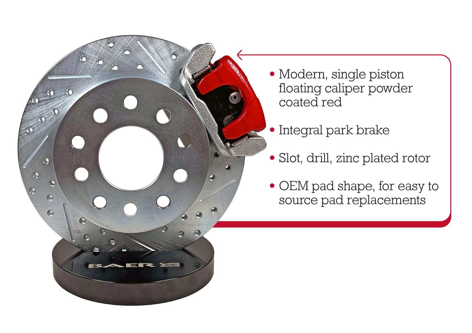 Baer Disc Brake Systems 4302517R Baer Brakes Classic Disc Brake Kits - Zander Auto Parts