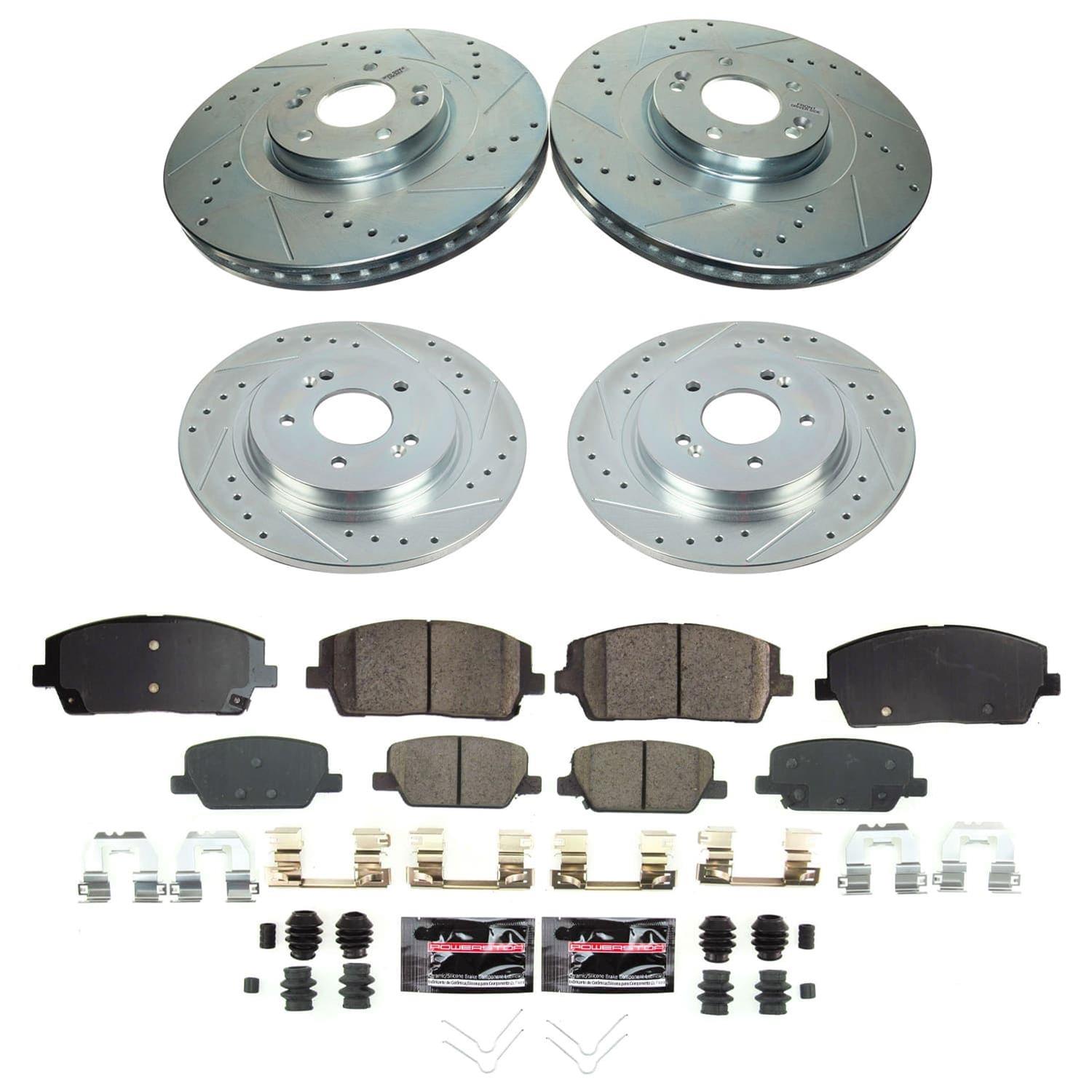 PowerStop K8918 PowerStop Z23 Evolution Sport Brake Upgrade Kits - Zander Auto Parts