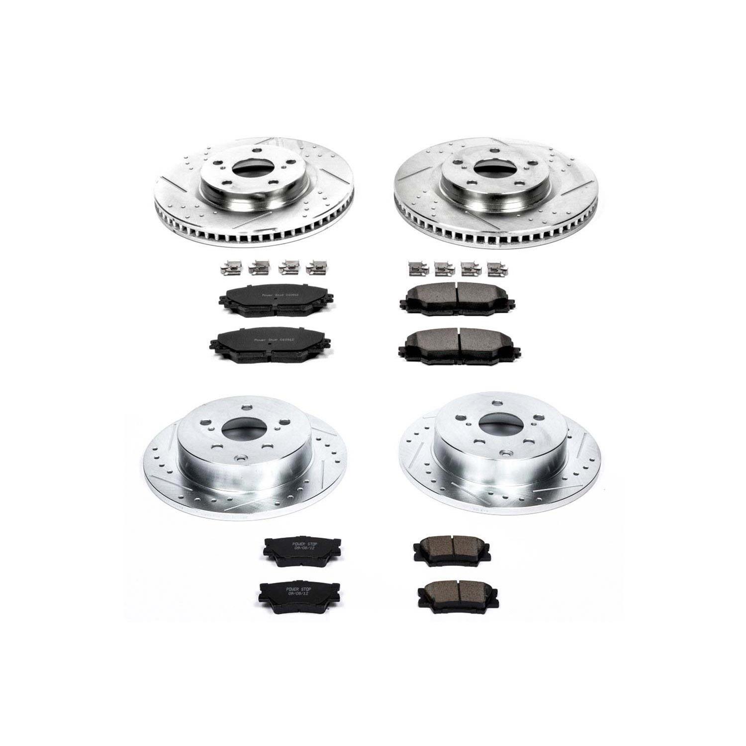 PowerStop K4101 PowerStop Z23 Evolution Sport Brake Upgrade Kits - Zander Auto Parts