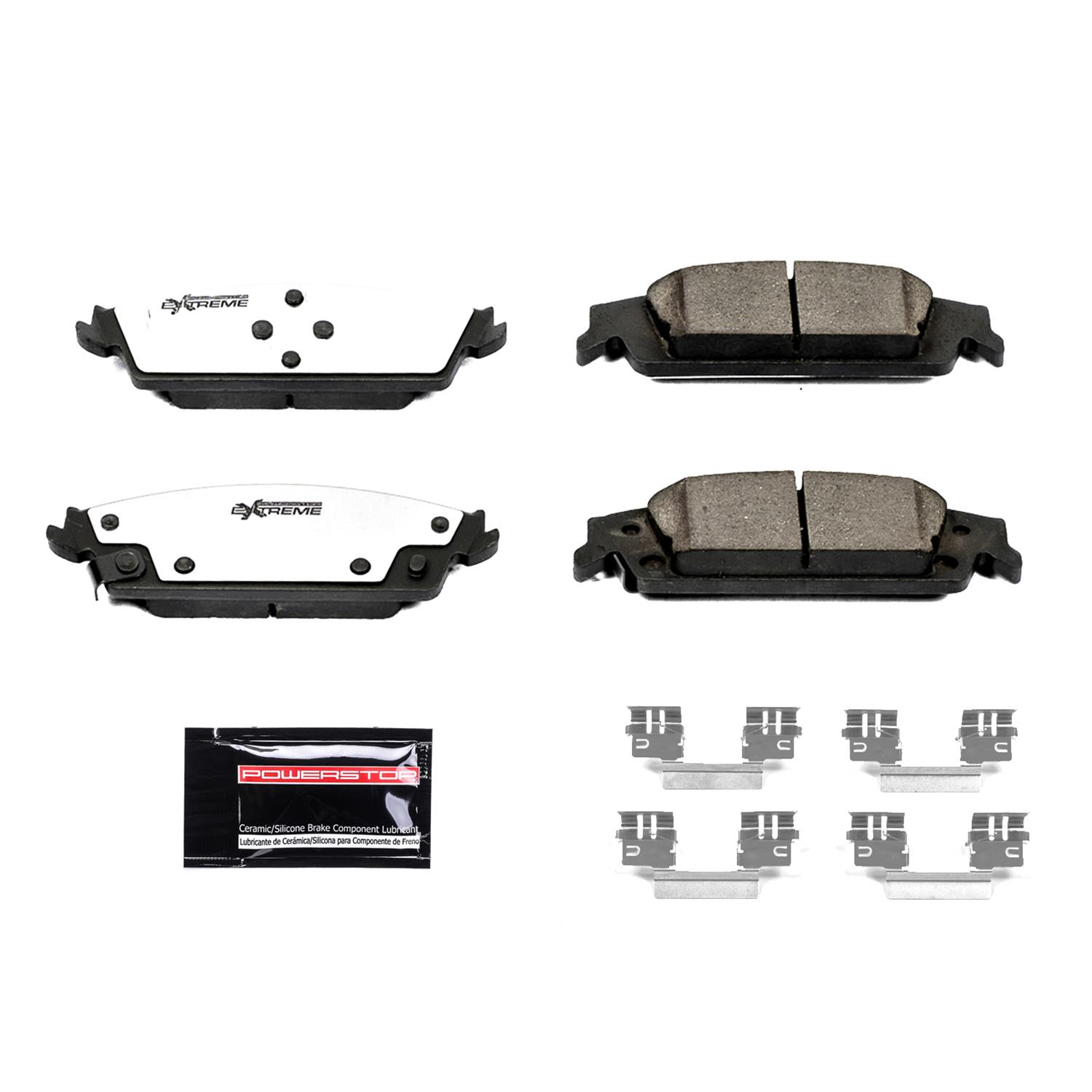 PowerStop Z36-1707 PowerStop Z36 Truck and Tow Brake Pads and Hardware Kits - Zander Auto Parts