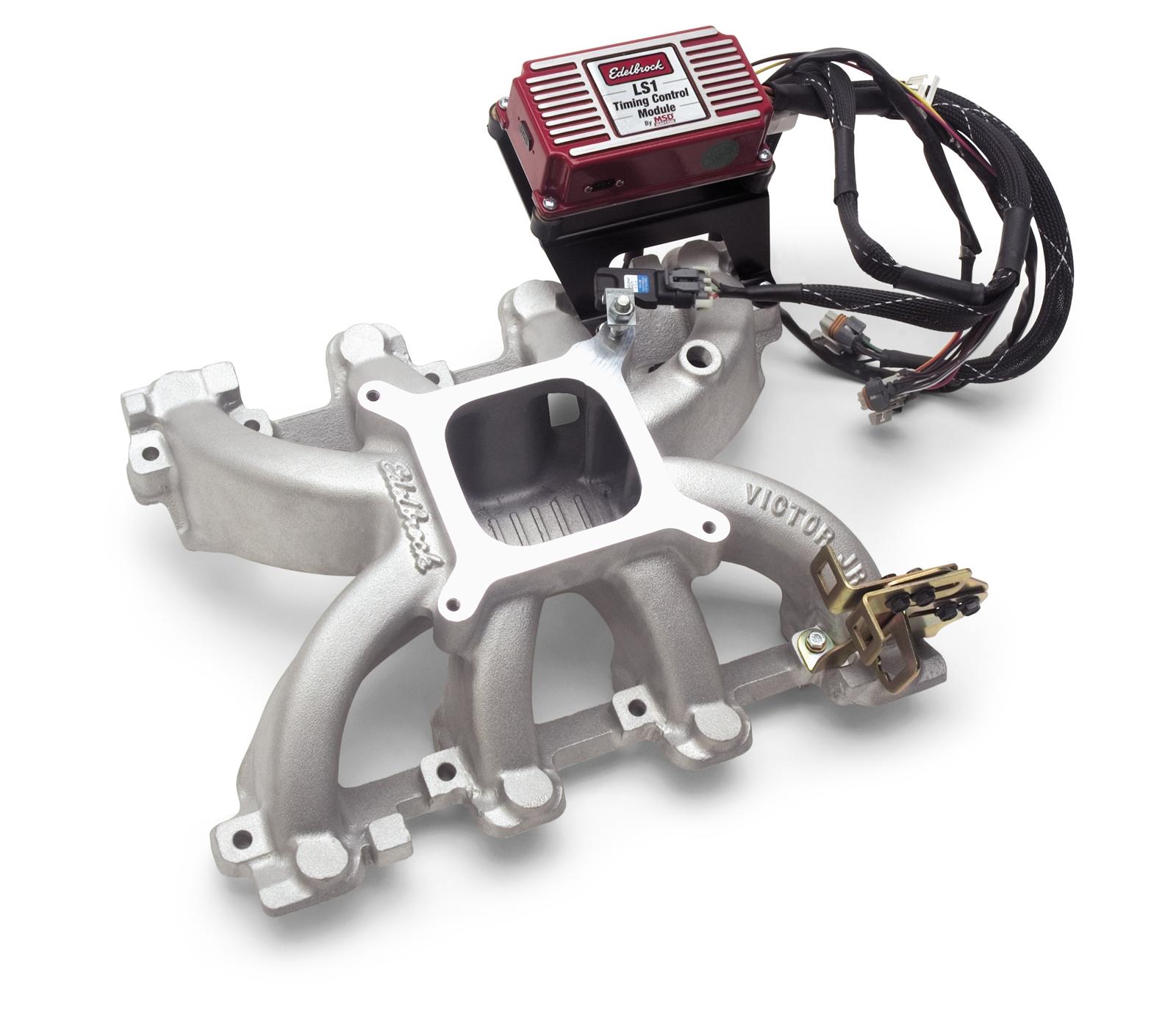 Edelbrock 2908 Edelbrock Victor Jr. LS1 Carbureted Intake Manifold Packages - Zander Auto Parts