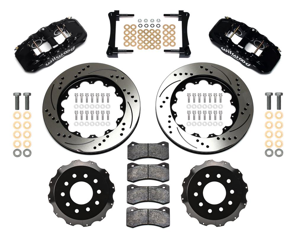 Wilwood Disc Brakes 140-16780-D Wilwood AERO6 Big Brake Front Brake Kits - Zander Auto Parts
