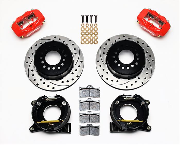 Wilwood Disc Brakes 140-10094-DR Wilwood Forged Dynalite Rear Parking Brake Kits - Zander Auto Parts