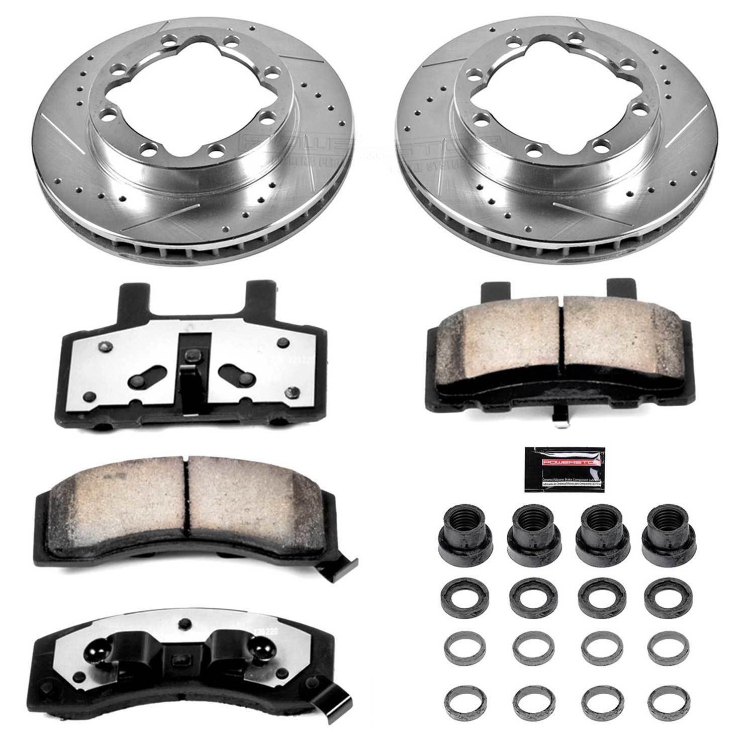 PowerStop K1524-36 PowerStop Z36 Truck and Tow Brake Upgrade Kits - Zander Auto Parts
