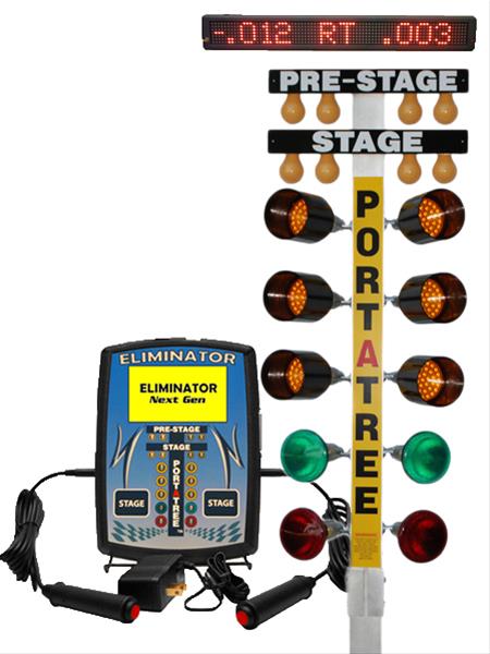 Portatree Timing Systems 3182LED-DISP Portatree Eliminator Next Gen with National Event Tree Practice Trees - Zander Auto Parts