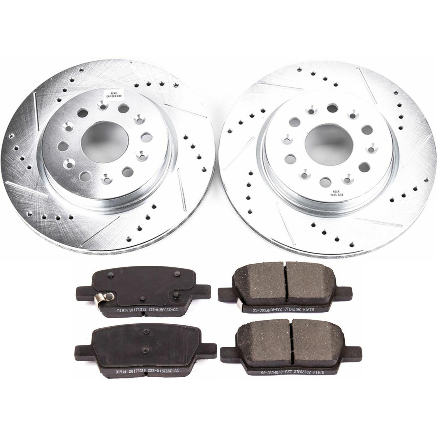 PowerStop K7411 PowerStop Z23 Evolution Sport Brake Upgrade Kits - Zander Auto Parts