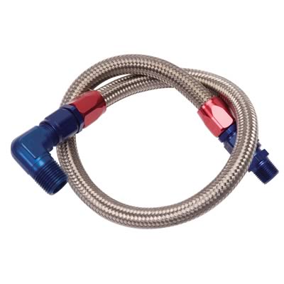 Edelbrock 8127 Edelbrock Stainless Steel Braided Fuel Lines - Zander Auto Parts