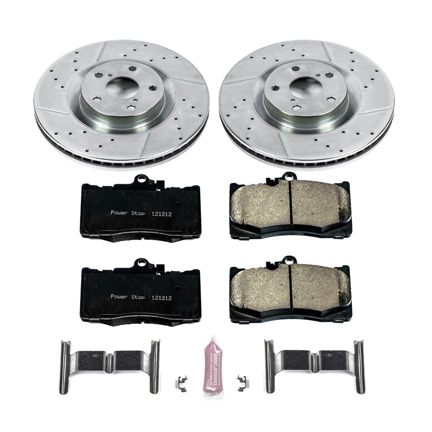 PowerStop K6355 PowerStop Z23 Evolution Sport Brake Upgrade Kits - Zander Auto Parts