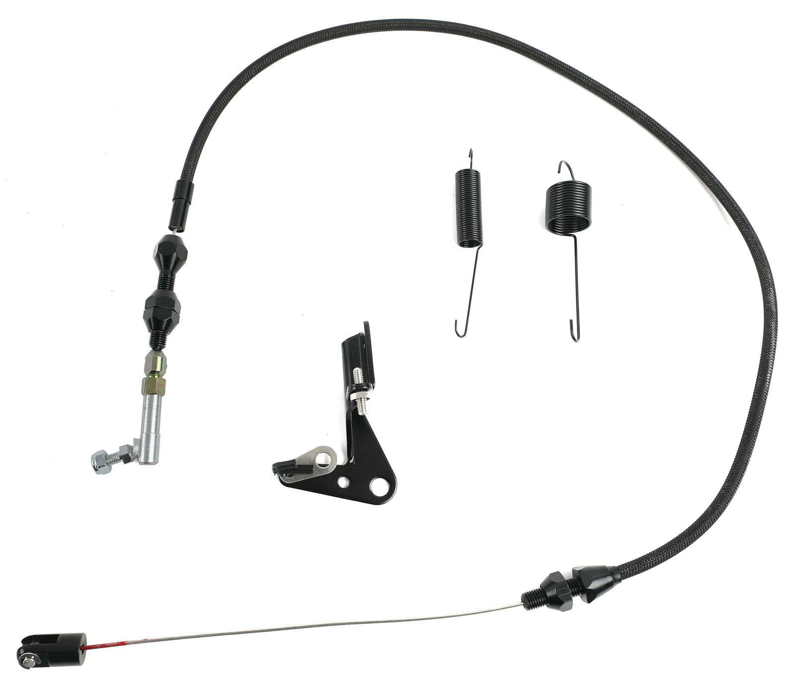 Lokar XDP-1000HT Lokar Midnight Series Duo-Pak Throttle Cables - Zander Auto Parts