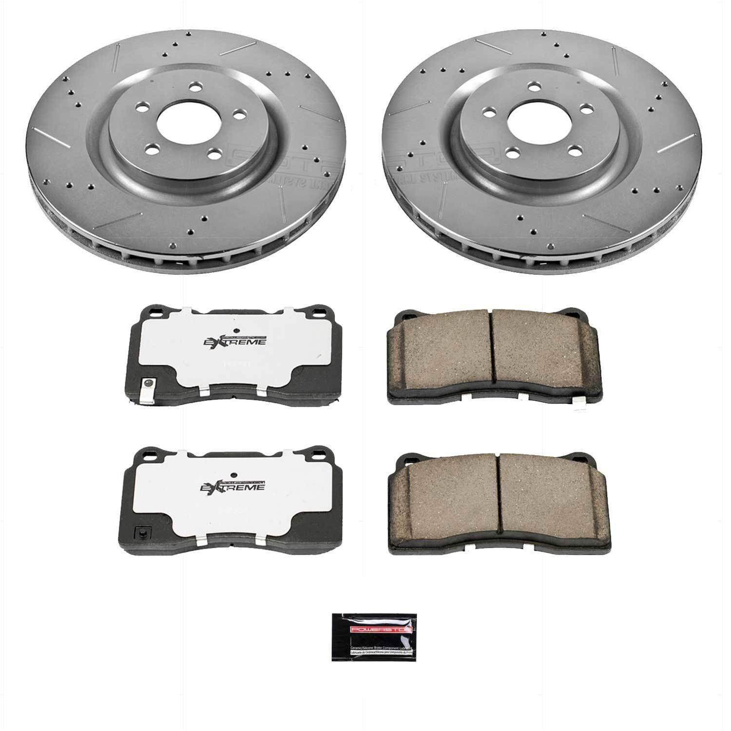 PowerStop K4547-26 PowerStop Z26 Street Warrior Brake Upgrade Kits - Zander Auto Parts