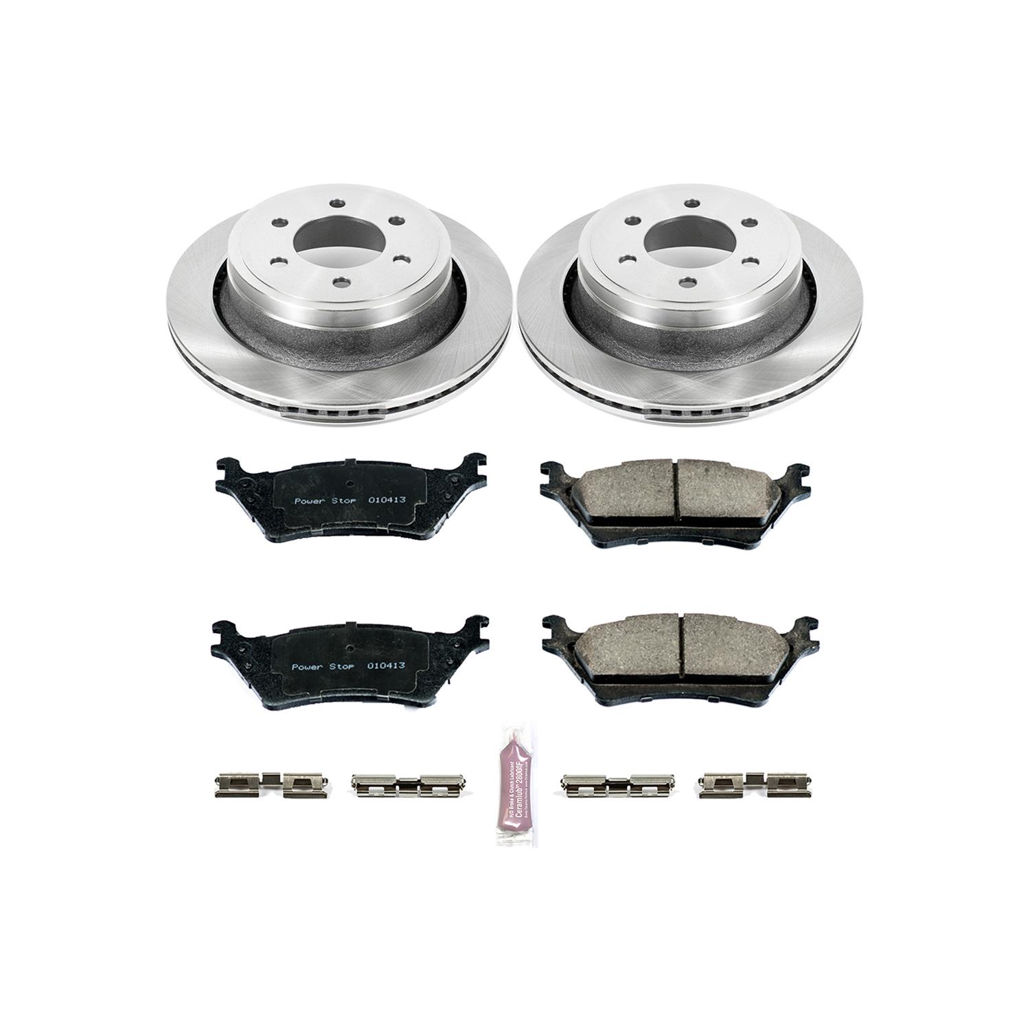 PowerStop KOE6271 PowerStop Z17 Evolution Plus Stock Replacement Brake Kits - Zander Auto Parts