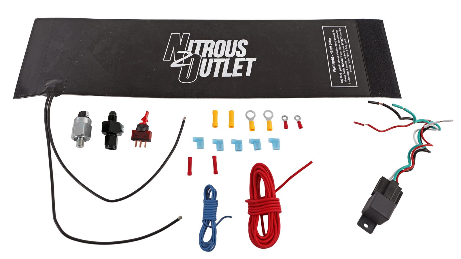 Nitrous Outlet 22-64001-4 Nitrous Outlet X-Series Nitrous Bottle Heater Kits - Zander Auto Parts