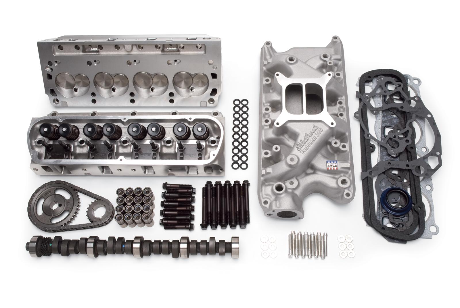 Edelbrock 2027 Edelbrock Total Power Package 321 HP Small Block Ford Top-End Engine Kits - Zander Auto Parts