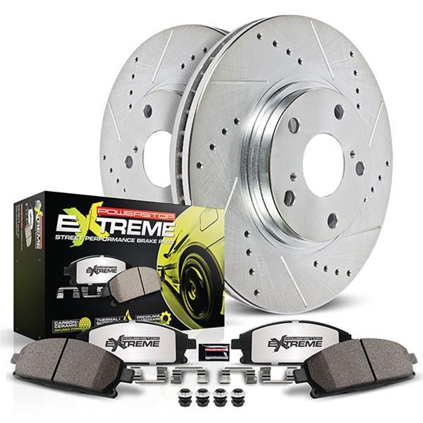 PowerStop K8838-26 PowerStop Z26 Street Warrior Brake Upgrade Kits - Zander Auto Parts