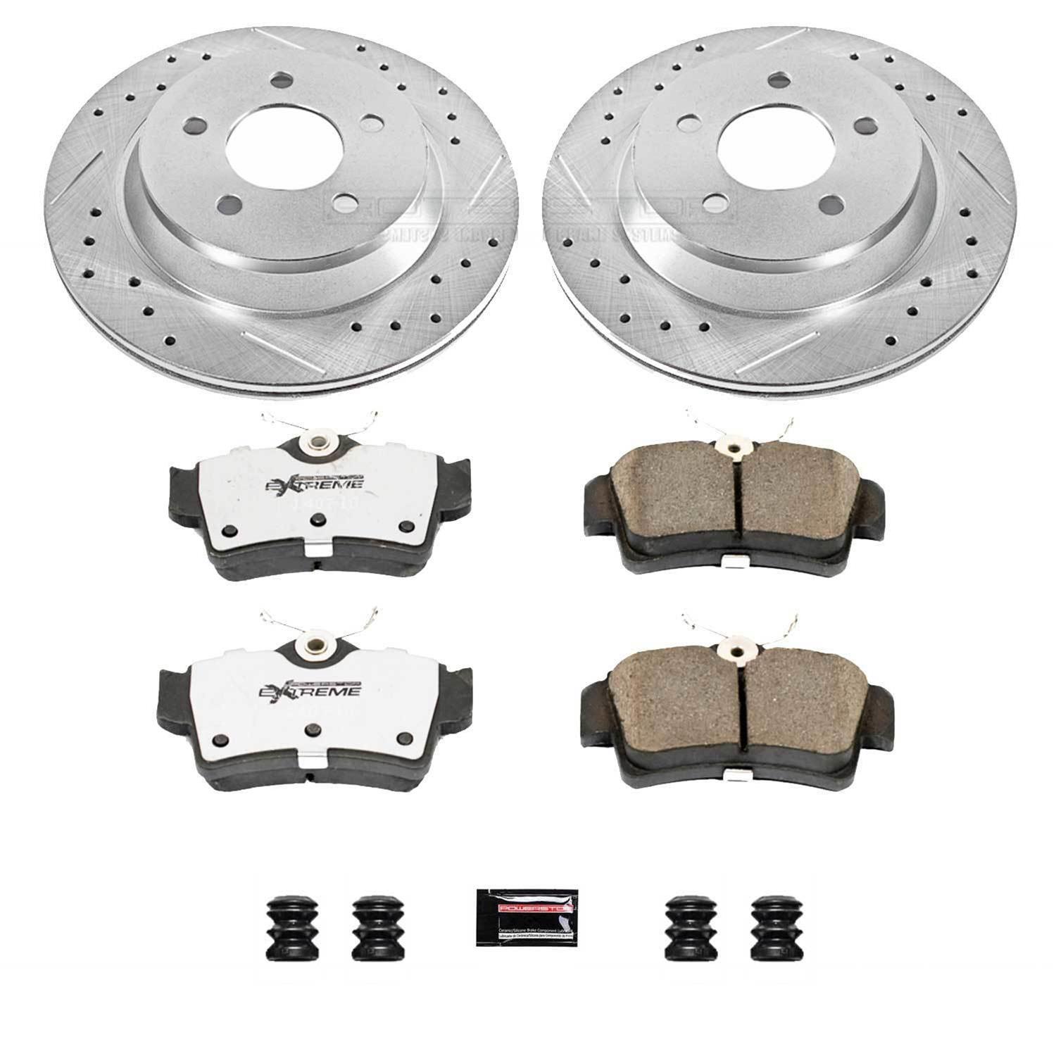 PowerStop K1306-26 PowerStop Z26 Street Warrior Brake Upgrade Kits - Zander Auto Parts