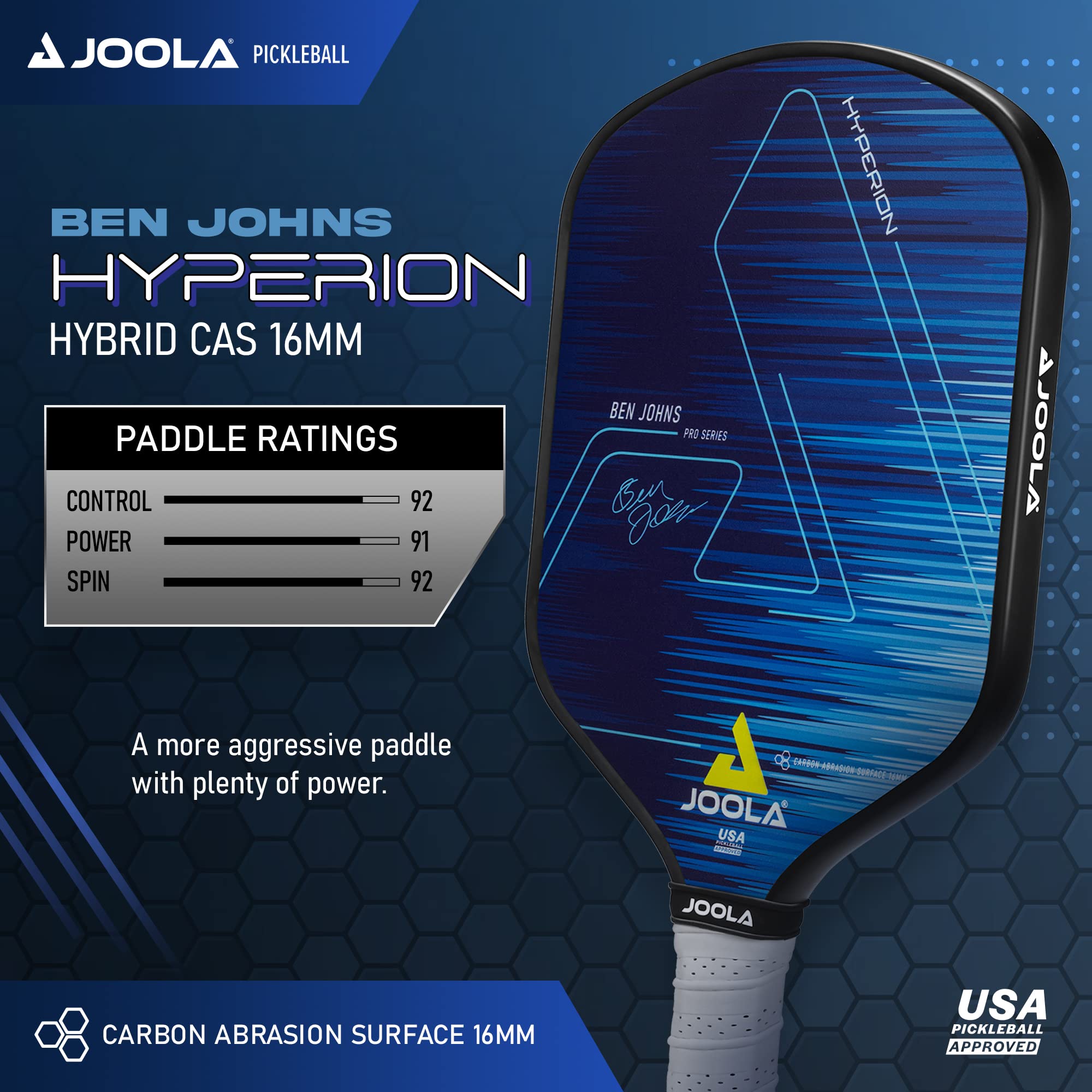 JOOLA Johns Hyperion Pickleball Paddle - Zander Auto Parts