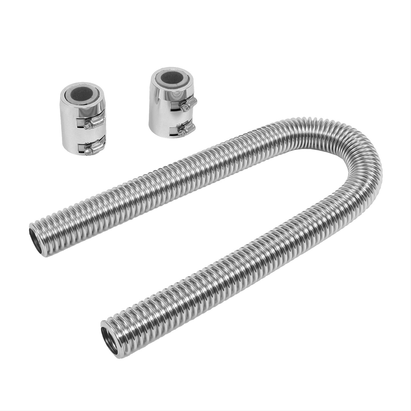 Summit Racing SUM-390136 Summit Racing™ Stainless Steel Flexible Hoses - Zander Auto Parts