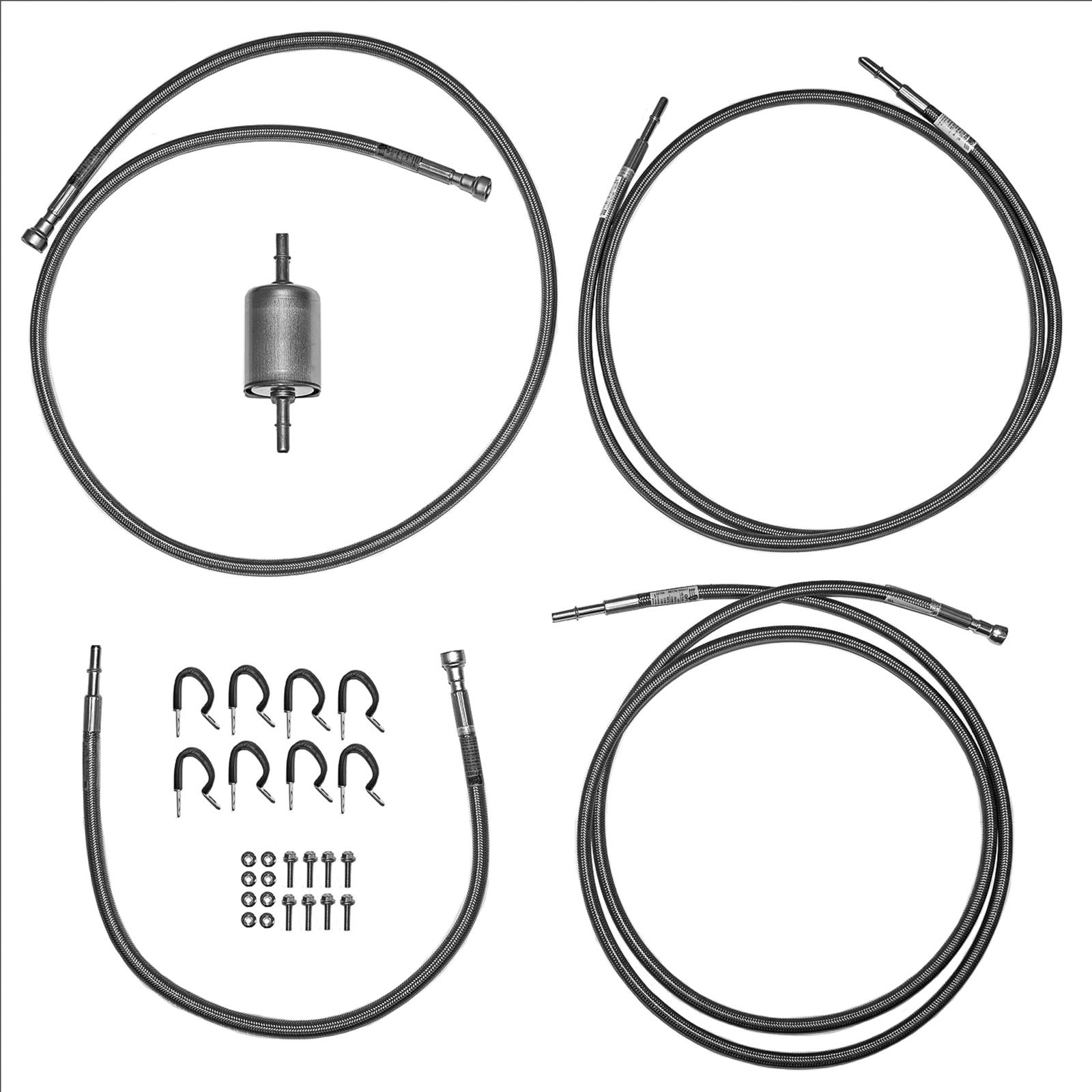 Fine Lines QFF0021SS Fine Lines QuickFix Fuel Line Kits - Zander Auto Parts