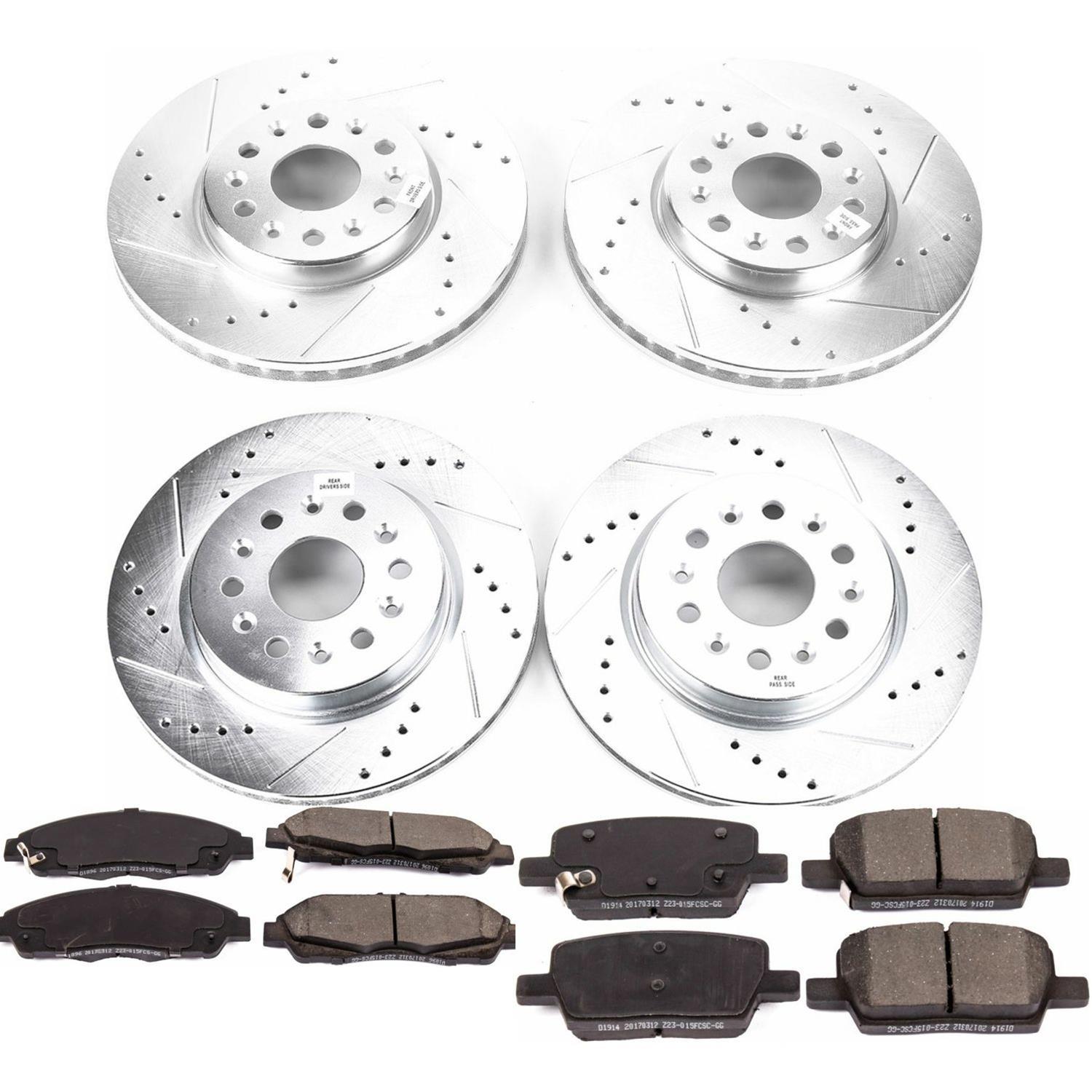 PowerStop K7410 PowerStop Z23 Evolution Sport Brake Upgrade Kits - Zander Auto Parts