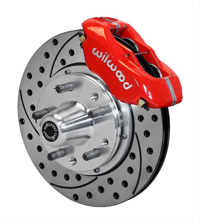 Wilwood Disc Brakes 140-11071-DR Wilwood Forged Dynalite Pro Series Front Disc Brake Kits - Zander Auto Parts