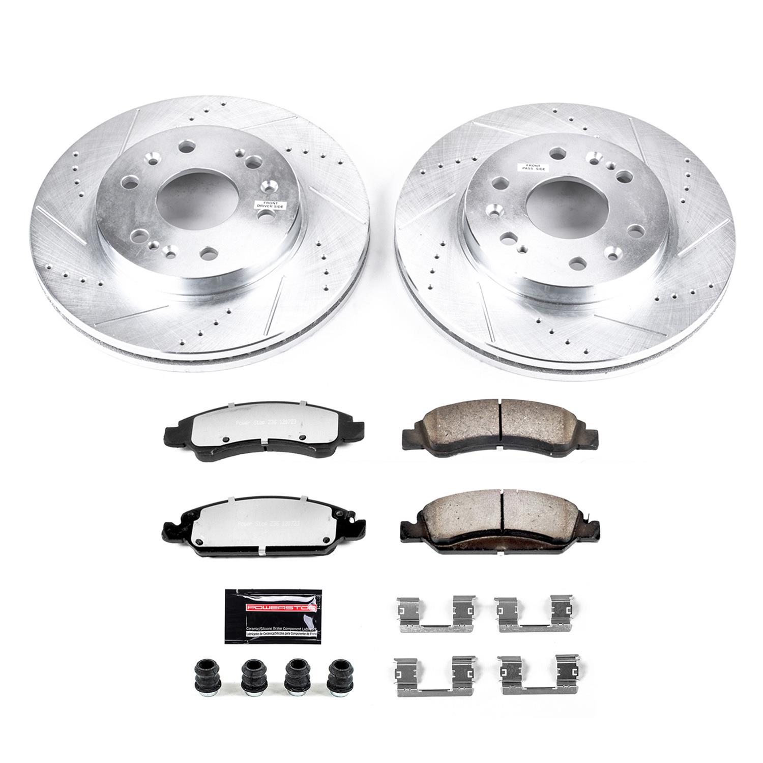 PowerStop K2069-36 PowerStop Z36 Truck and Tow Brake Upgrade Kits - Zander Auto Parts