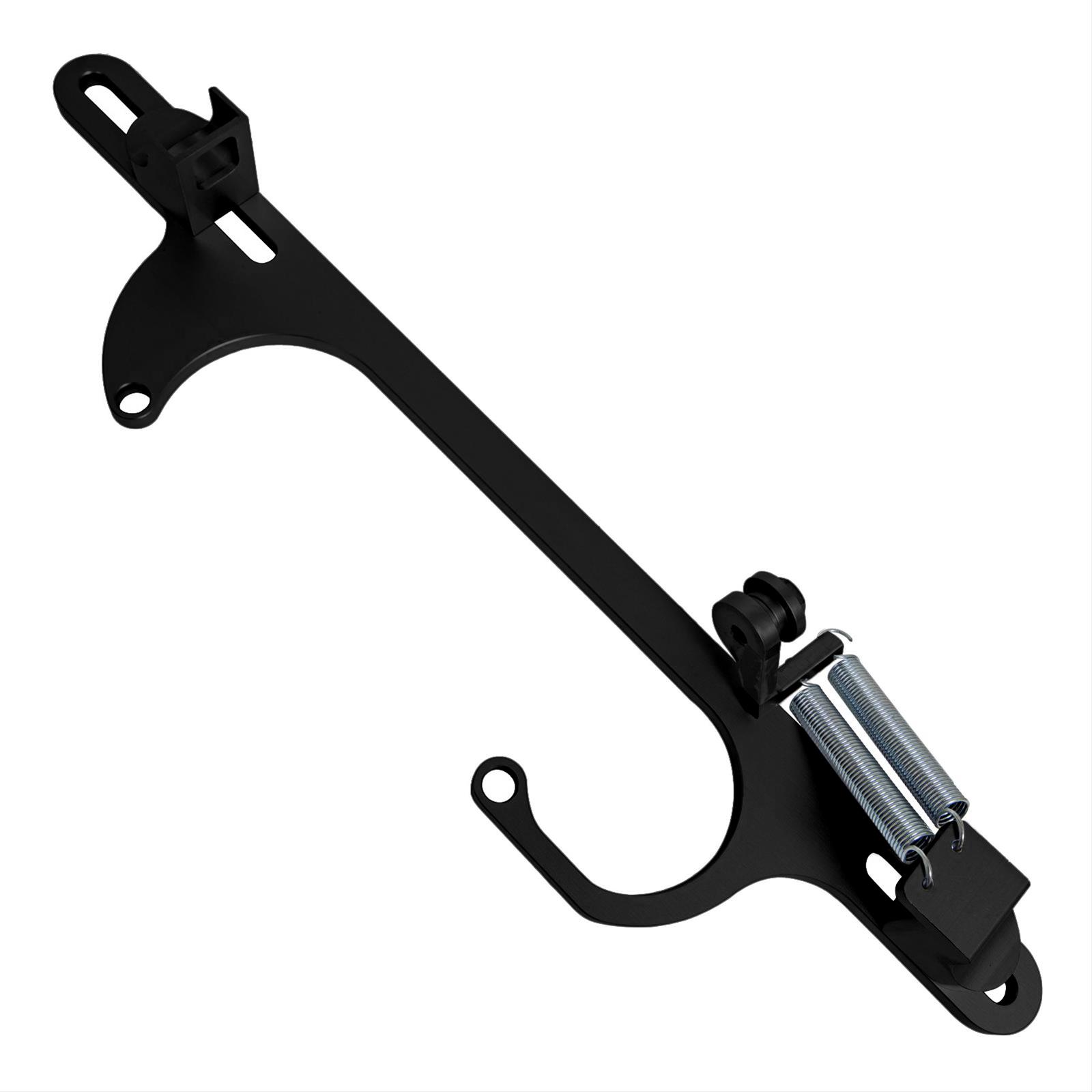 Summit Racing SUM-210239BLK Summit Racing™ Billet Aluminum Throttle Cable Brackets - Zander Auto Parts