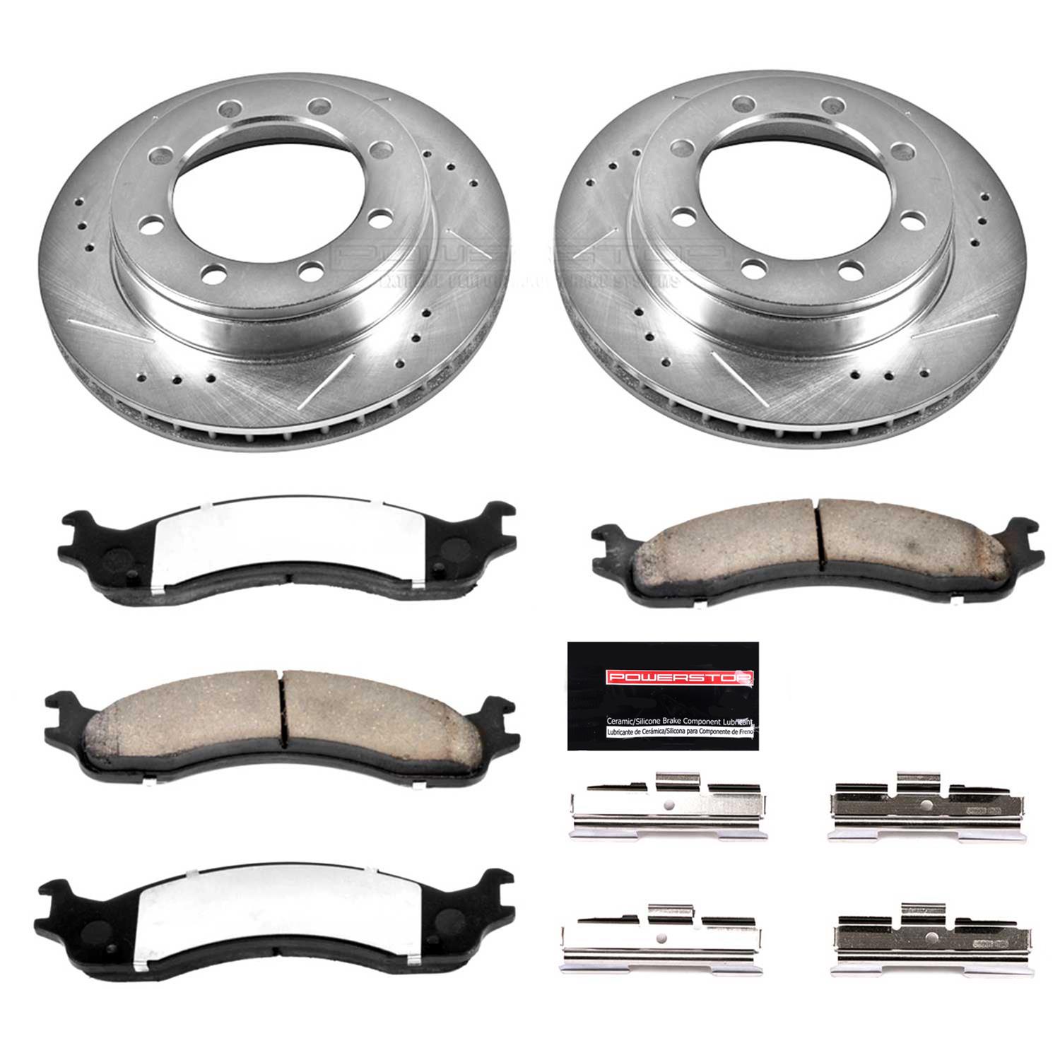 PowerStop K5089-36 PowerStop Z36 Truck and Tow Brake Upgrade Kits - Zander Auto Parts