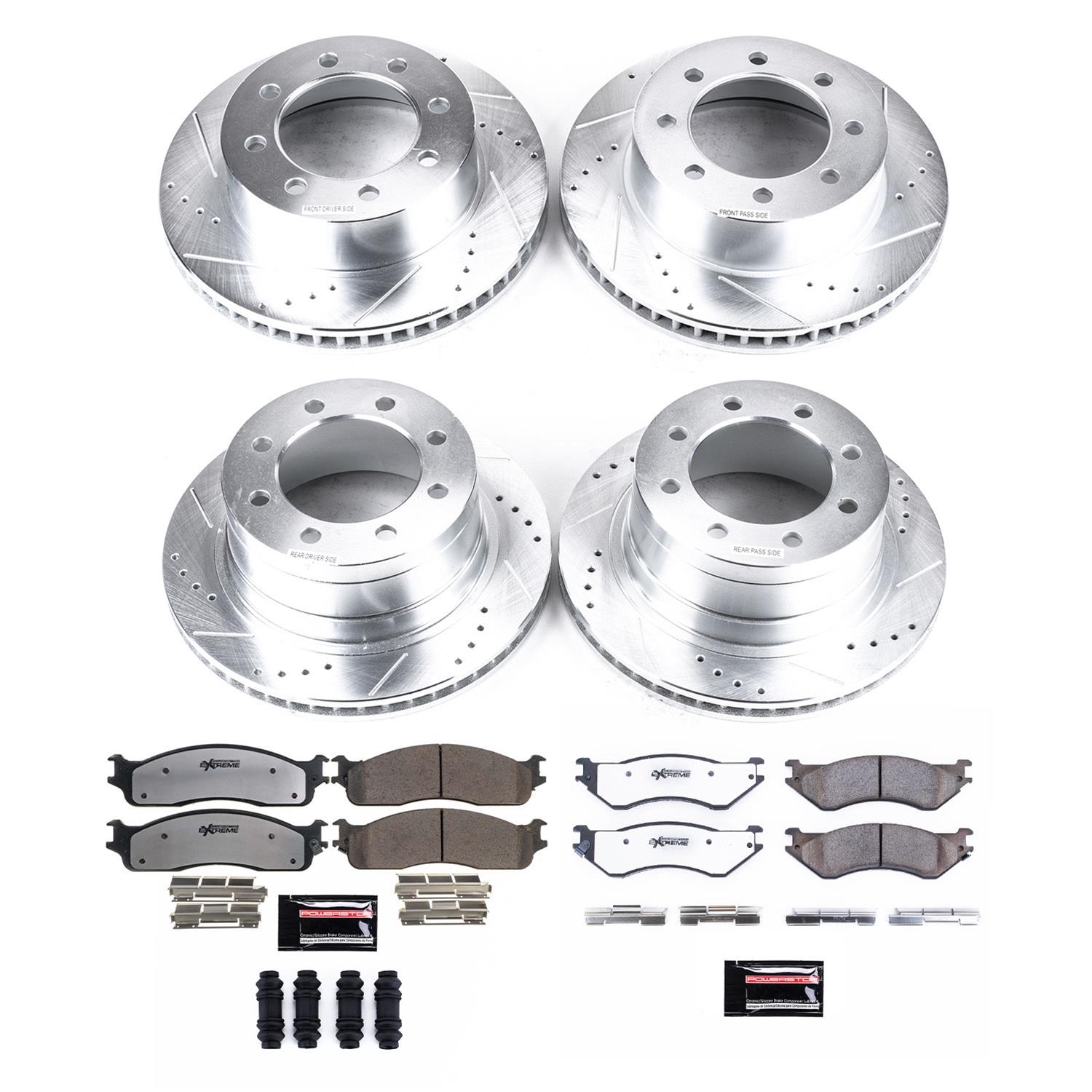 PowerStop K5468-36 PowerStop Z36 Truck and Tow Brake Upgrade Kits - Zander Auto Parts