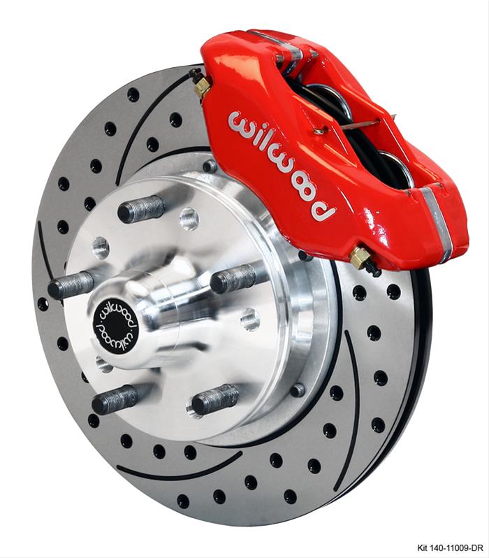 Wilwood Disc Brakes 140-11009-DR Wilwood Forged Dynalite Pro Series Front Disc Brake Kits - Zander Auto Parts