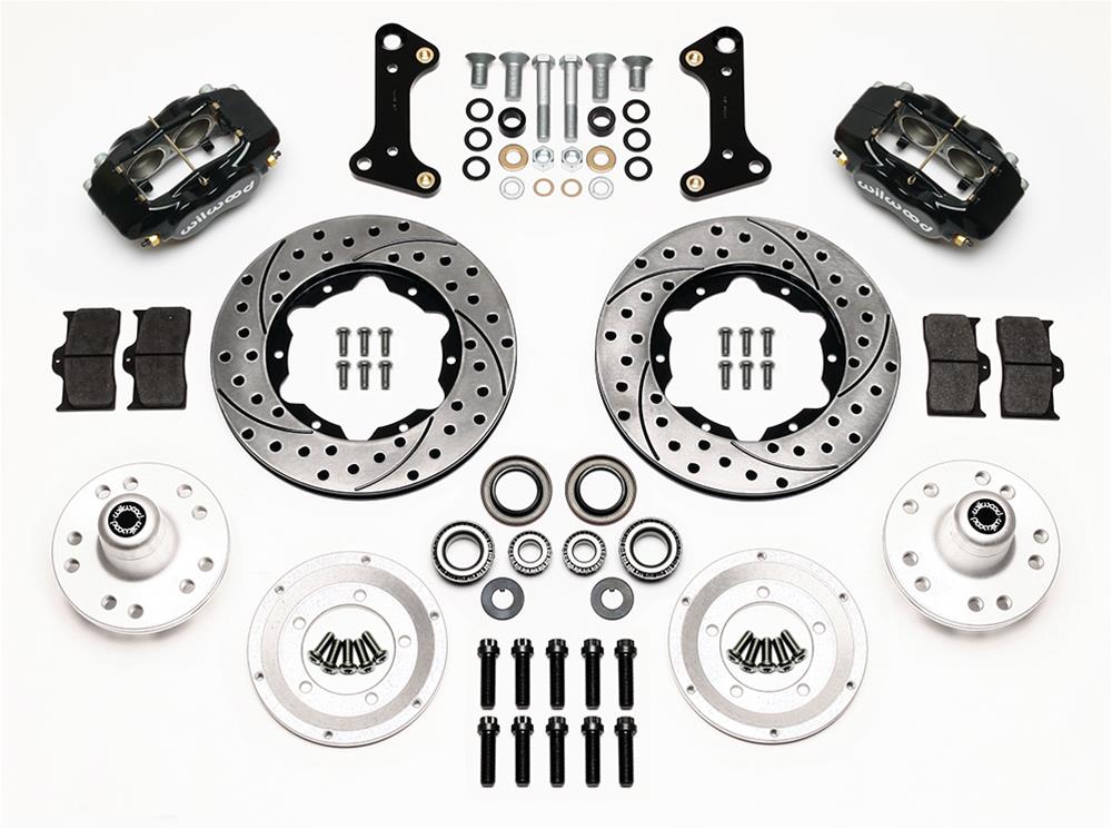 Wilwood Disc Brakes 140-10996-D Wilwood Forged Dynalite Pro Series Front Disc Brake Kits - Zander Auto Parts