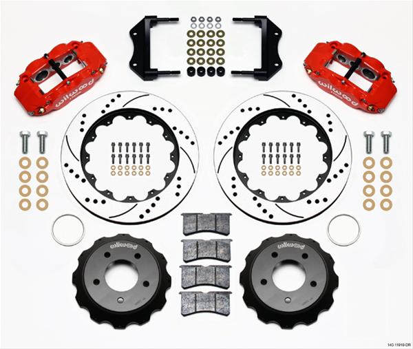Wilwood Disc Brakes 140-11919-DR Wilwood Forged Narrow Superlite 6R Big Brake Front Brake Kits - Zander Auto Parts