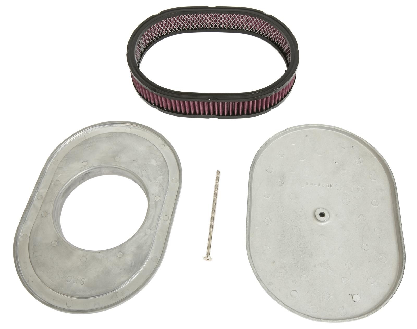 Summit Racing SUM-239046 Summit Racing™ Finned Aluminum Air Cleaners - Zander Auto Parts