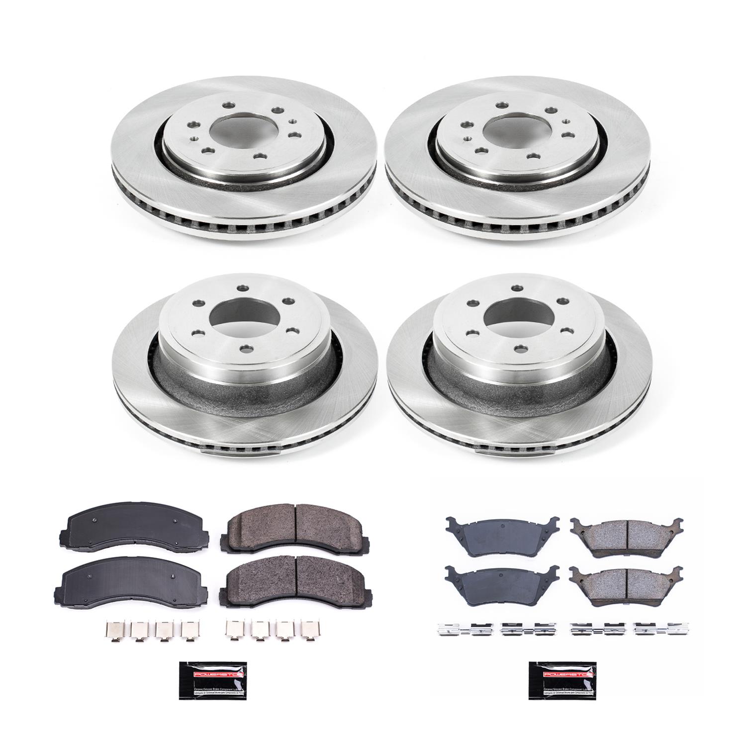PowerStop KOE6268 PowerStop Z17 Evolution Plus Stock Replacement Brake Kits - Zander Auto Parts