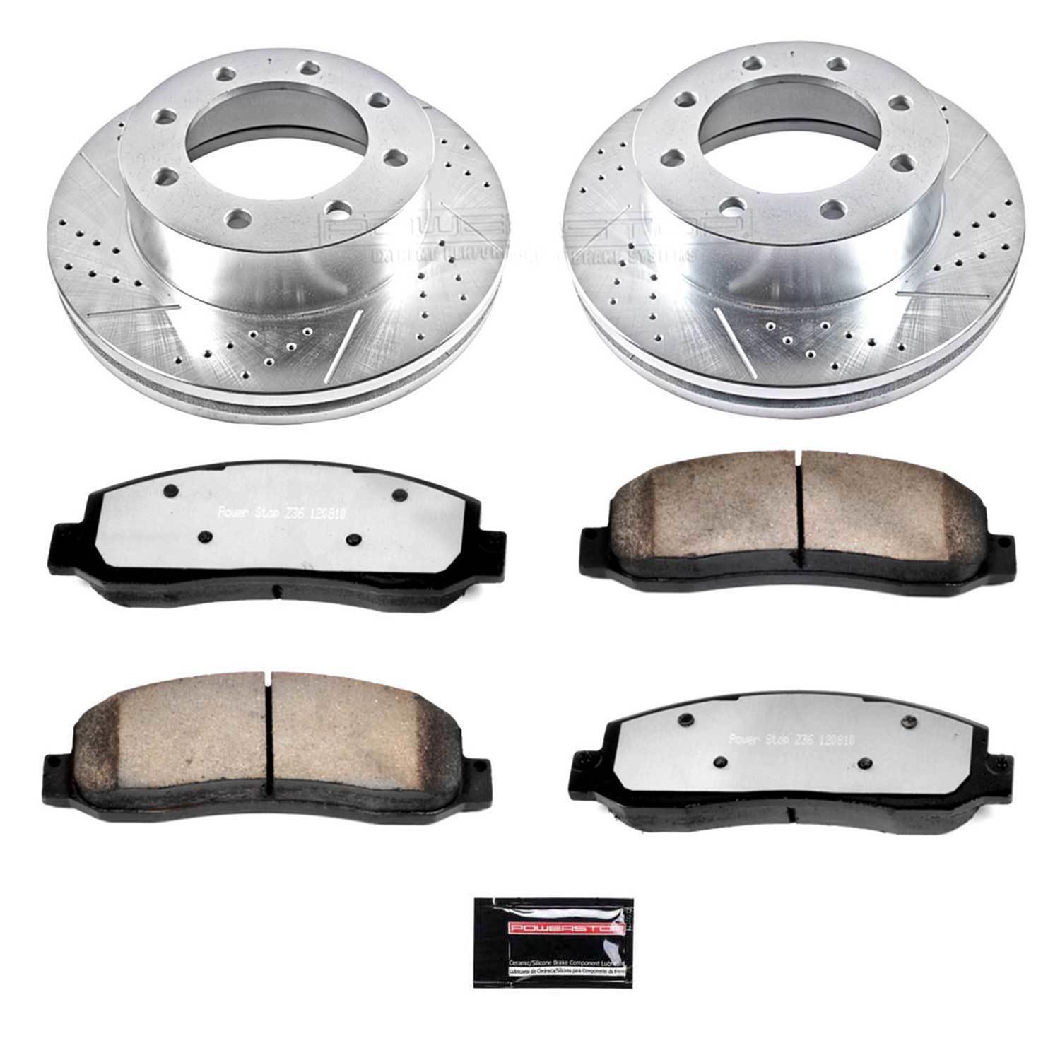 PowerStop K1781-36 PowerStop Z36 Truck and Tow Brake Upgrade Kits - Zander Auto Parts