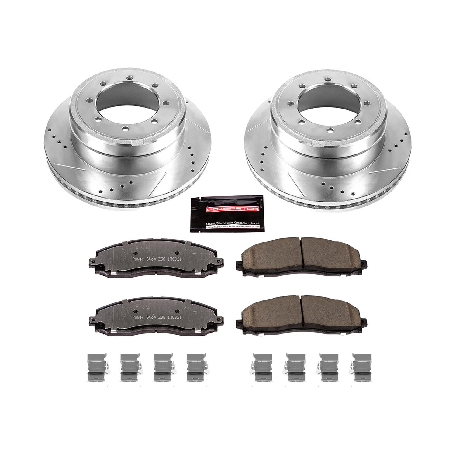 PowerStop K6406-36 PowerStop Z36 Truck and Tow Brake Upgrade Kits - Zander Auto Parts