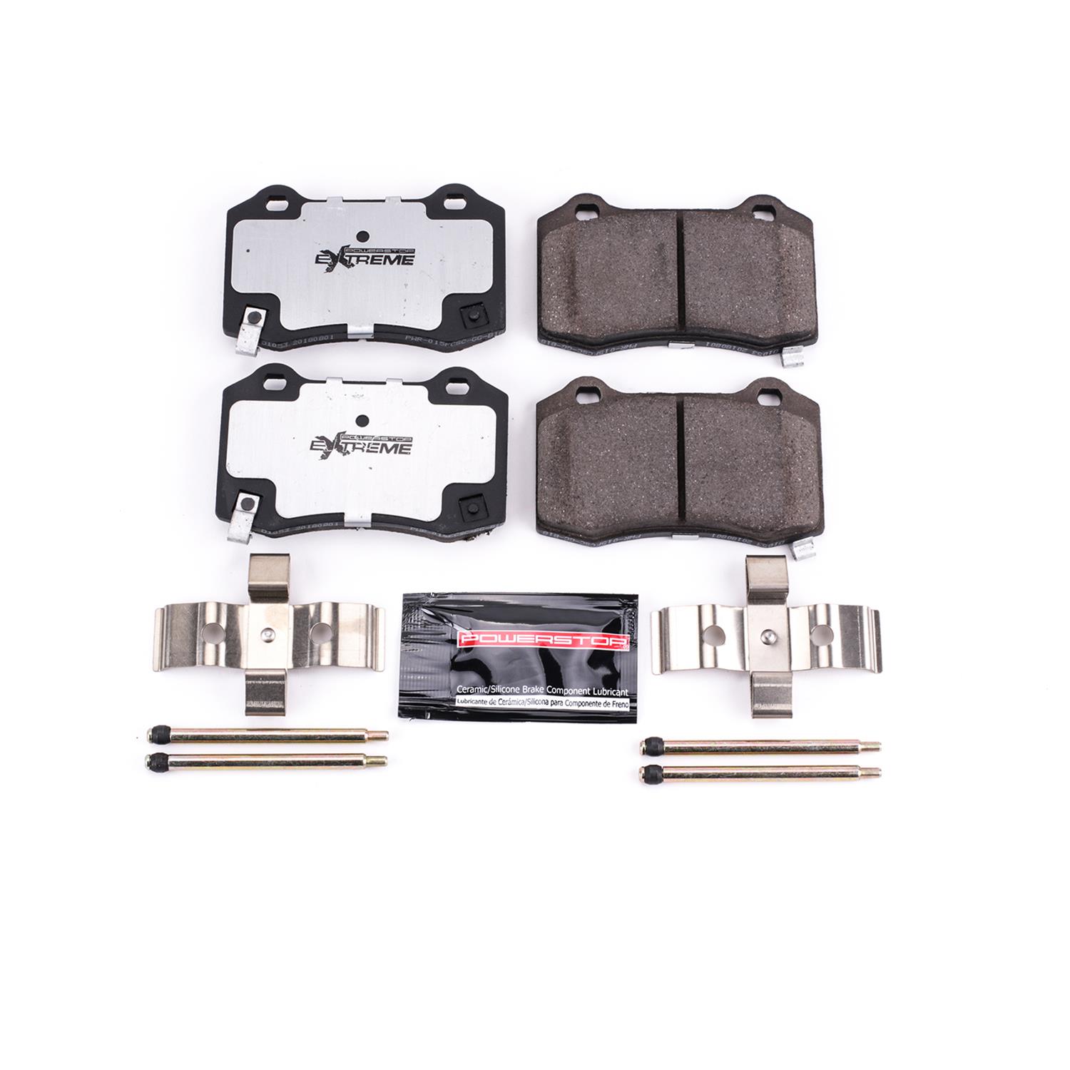 PowerStop Z26-1053 PowerStop Z26 Street Warrior Brake Pads and Hardware Kits - Zander Auto Parts