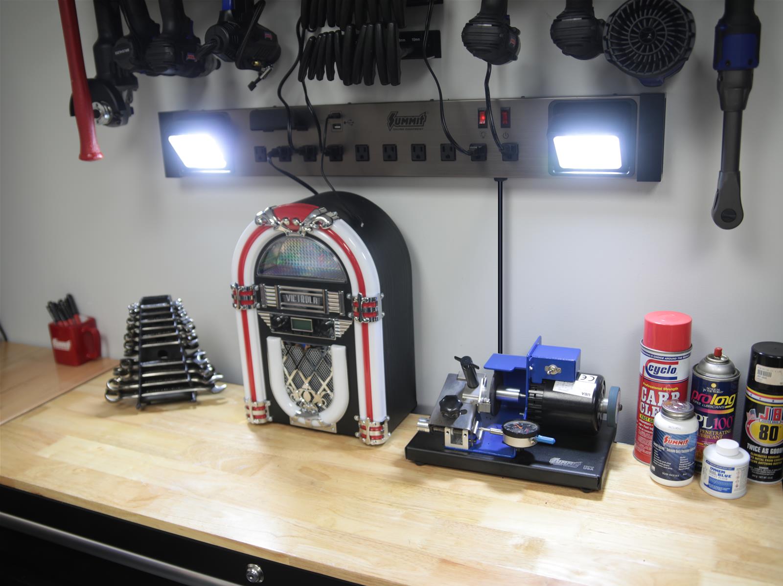 Summit Racing SUM-917065 Summit Racing™ LED Workbench Power Stations - Zander Auto Parts