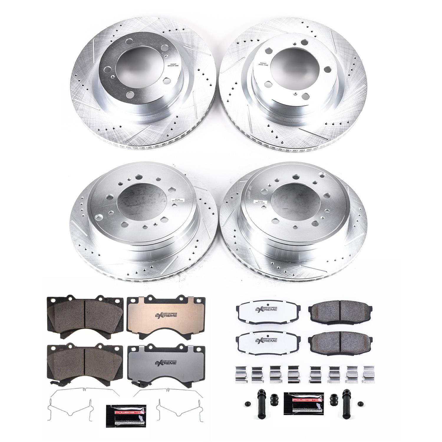 PowerStop K2813-36 PowerStop Z36 Truck and Tow Brake Upgrade Kits - Zander Auto Parts