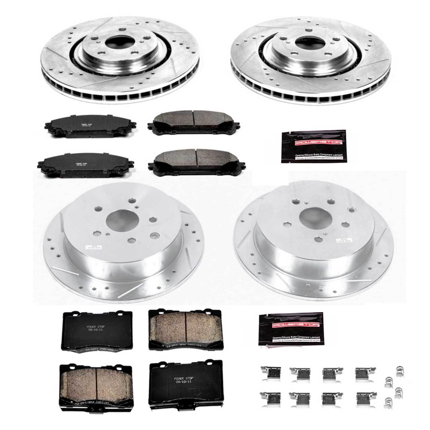 PowerStop K5828 PowerStop Z23 Evolution Sport Brake Upgrade Kits - Zander Auto Parts