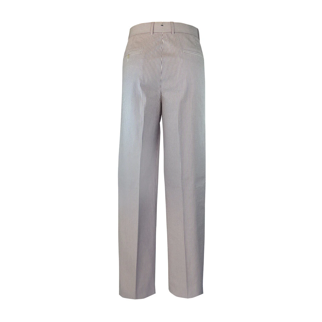 Laguna Cotton Seersucker Trouser - Purple